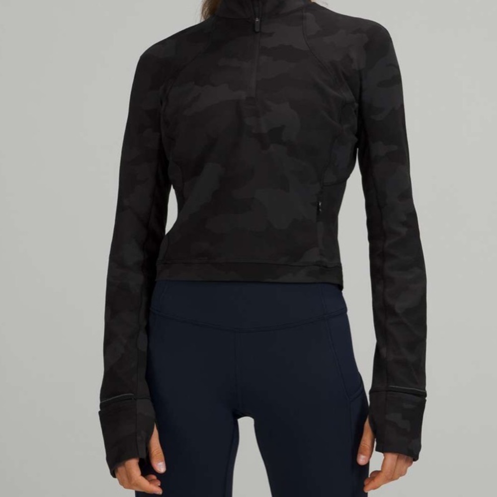 It’s Rulu Run Cropped Half Zip - Picture 4 of 6